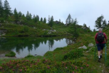 Scendendo almeno un lago si vede