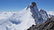 tratto nevoso per salire al Nadelhorn