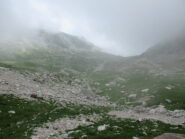 Discesa Vallone delle Capre verso Piaggiabella
