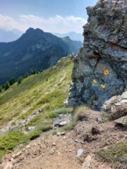 sentiero 9A lungo la cresta