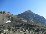 La Ciamarella durante la salita