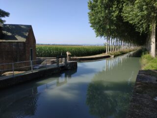 Canale del Rotto, punto in cui si divide.