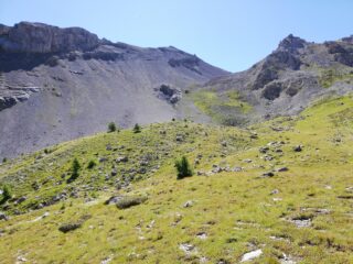 Pendio verso la cima
