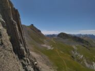 Col d'Ancoccia visto da metà parete