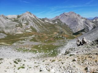 Dal col Rousse verso Clapeyto