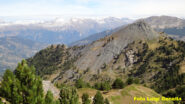 Il pendio da attraversare