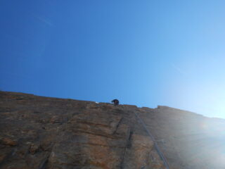 Sul secondo tiro 6A+