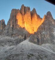 Tramonto su Cima Canali dal Rifugio Pradidali