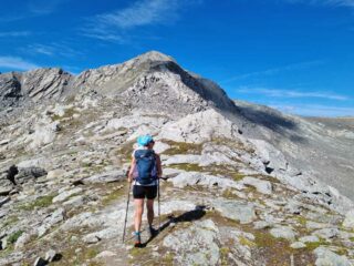 in vista della cima