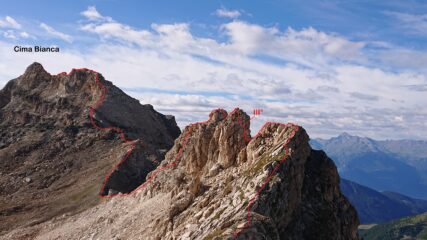 Il proseguo della cresta