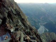 Una buona postazione poco prima della vetta della Noire