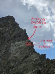 _2 la cresta N vista salendo al passo ischiator