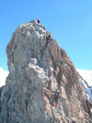 Inizio della cresta terminale