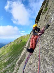 Edo a riposo su una sosta provvisoria di L3 (h 18:30)
