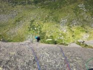 Liccia sulla bellissima placca di L4 (prima della spittatura)