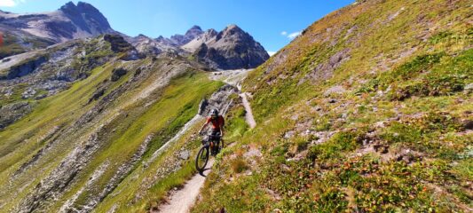 Primi metri sotto il col de la Ponsonniere