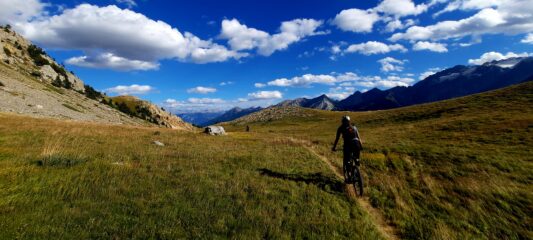 Qui si comincia a scendere su Monêtier