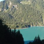 La Forcola con sotto il bacino dei Cavalli 