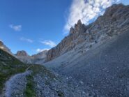 Paesaggi lungo la parete del monte vallonasso 