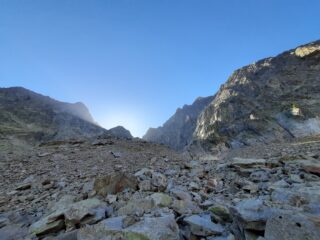 sotto le pareti nord