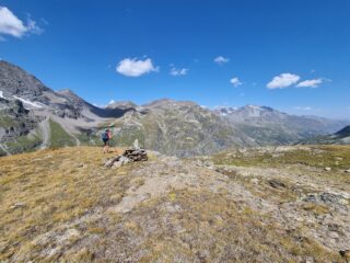 Ometto sulla cima 
