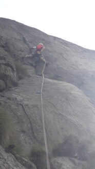 sulla fessura di 6b di L9..tiro chiave..