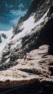 sulla cresta finale dopo la breche Escarra