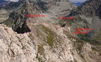 Il tratto fatto con particolare aggiramento vetta nord