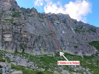 Il paretone di Ostanetta