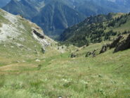 Vallone di discesa