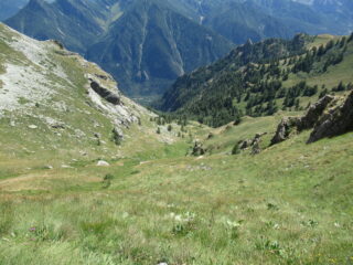 Vallone di discesa