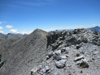La Tete de Cialancion (m.3019) dall'uscita in cresta