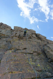 Prima calata in doppia dal Dado di Vallanta