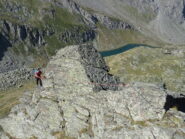 Il facile traverso di L3 vista Rifugio