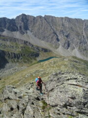 Facile cresta per la cima