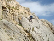Marco in azione su primo tratto attrezzato