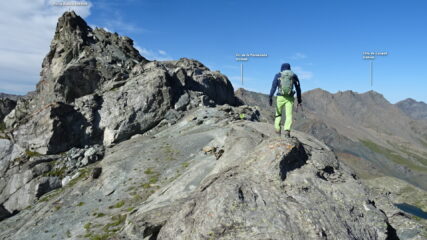 Salita verso la Rocca Bianca.