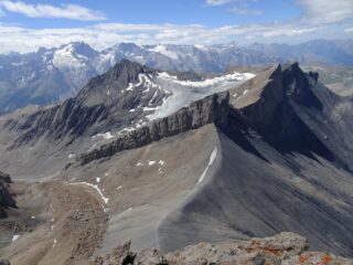 Panorama verso il Goleon e la Meije
