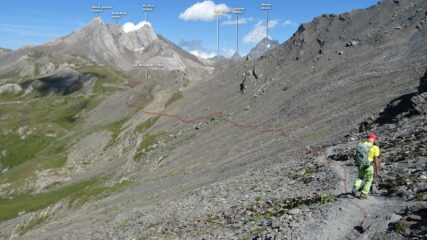 Verso il colle dell'Agnello dove chiudiamo il giro.