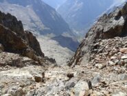 Canale finale visto dall'alto