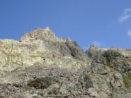 I gendarmi da salire o aggirare prima del Caire visti scendendo dalla normale della Punta Ciamberline