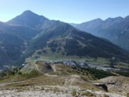 Sestriere e la Rognosa dalla via di salita