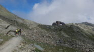 Arrivo al rifugio
