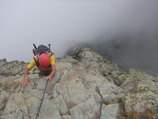 Ferrata in discesa