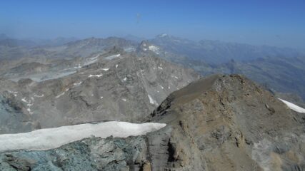 panorama dalla punta verso il Gran Paradiso