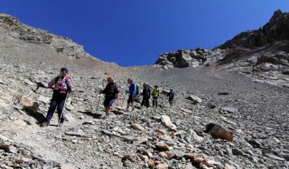 discesa nel Vallone dell'Infernetto