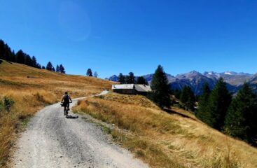 Le Melezin, a 1800 mt. slm, dove iniziano le discese finali