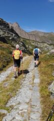 primi passi verso il lago Roterel..