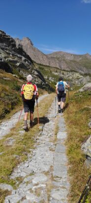 primi passi verso il lago Roterel..
