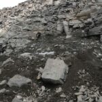 L'attacco per la cresta sud